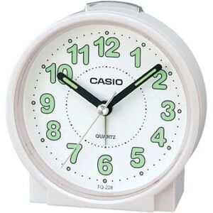 Reloj Despertador Casio TQ-228-7D - Analógico, Pantalla de neón, Alarma diaria Reloj Despertador Casio TQ-228-7D - Analógico, Pantalla de neón, Alarma diaria