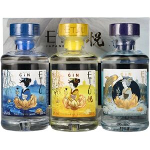 Coffret Gin Etsu - The Original, Double Yuzu, Pacific Ocean Water - Publicité Coffret Gin Etsu - The Original, Double Yuzu, Pacific Ocean Water - Publicité