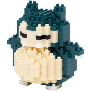 Juguete de construcción Nanoblock Snorlax de Bandai - 10cm Juguete de construcción Nanoblock Snorlax de Bandai - 10cm