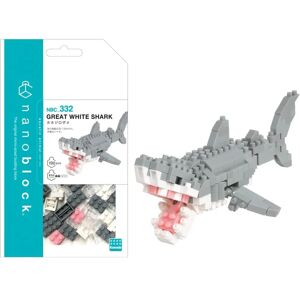 Bandai Nanoblock Grote Witte Haai - Bouwspellen Bandai Nanoblock Grote Witte Haai - Bouwspellen
