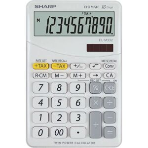 Calculadora Sharp EL-M332 - LCD de 10 dígitos, Doble alimentación, Financiera Calculadora Sharp EL-M332 - LCD de 10 dígitos, Doble alimentación, Financiera