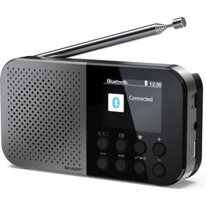 Sharp DR-P520(GY) Portable Radio - Bluetooth, DAB+/FM, LCD, 120 Stations Sharp DR-P520(GY) Portable Radio - Bluetooth, DAB+/FM, LCD, 120 Stations