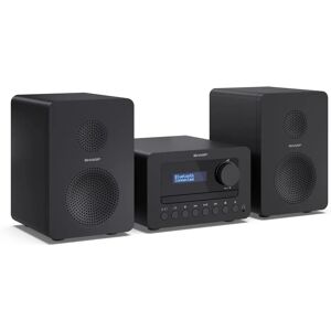 Sharp XL-B514 Tokyo FM Bluetooth Micro Hi-Fi System - Black & Wooden Speakers Sharp XL-B514 Tokyo FM Bluetooth Micro Hi-Fi System - Black & Wooden Speakers