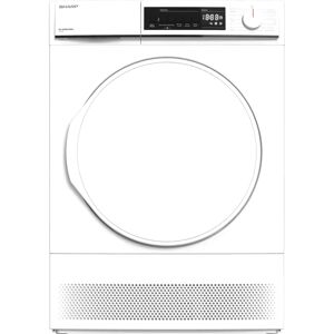 Sharp - KD-NCB8S7PW91-EN - 8 kg - Condenser - Tumble Dryer Sharp - KD-NCB8S7PW91-EN - 8 kg - Condenser - Tumble Dryer