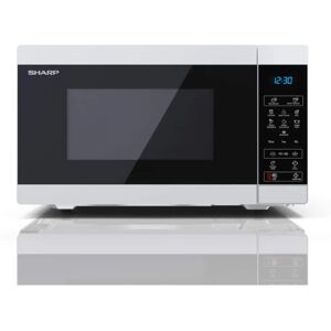 Sharp Yc-Ms252au-W 25L Capacity 900W Digital Microwave - White Sharp Yc-Ms252au-W 25L Capacity 900W Digital Microwave - White