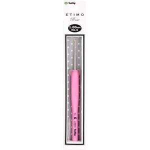 Ganchilho de crochê em aço Tulip - Rosa - 14cm - Ganchilho Ganchilho de crochê em aço Tulip - Rosa - 14cm - Ganchilho