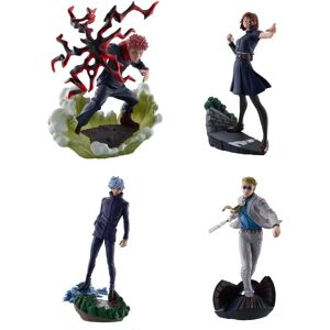 Ensemble de 4 figurines Jujutsu Kaisen Petitrama - 9cm - Publicité Ensemble de 4 figurines Jujutsu Kaisen Petitrama - 9cm - Publicité