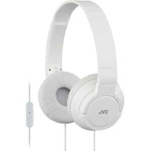 JVC Headset White - Foldable, Bass, Mic, 1.2m - Headset JVC Headset White - Foldable, Bass, Mic, 1.2m - Headset
