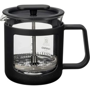 HARIO Francuska Prasa - Szklany Odporny na Wysoką Temperaturę 300ml - Czarny HARIO Francuska Prasa - Szklany Odporny na Wysoką Temperaturę 300ml - Czarny