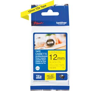 Brother Black on yellow Label Tape - Durable, Waterproof, for Cable & Labelling Brother Black on yellow Label Tape - Durable, Waterproof, for Cable & Labelling