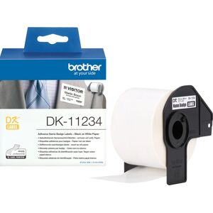 Brother DK-11234 White Self-adhesive Printer Label - Printer Label Brother DK-11234 White Self-adhesive Printer Label - Printer Label