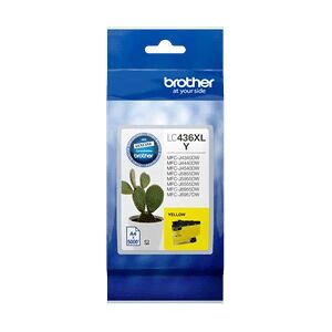 Brother LC436XLY Ink Cartridge - Yellow High Yield Brother LC436XLY Ink Cartridge - Yellow High Yield