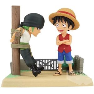 Figurine Banpresto One Piece Luffy & Zoro 7cm - Log Stories - Officielle Figurine Banpresto One Piece Luffy & Zoro 7cm - Log Stories - Officielle