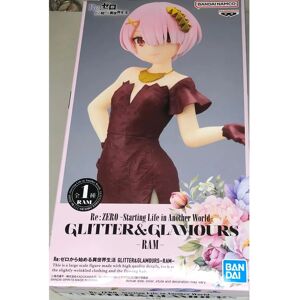 Figura Banpresto Ram Glitter & Glamours - 23cm - Re:Zero Figura Banpresto Ram Glitter & Glamours - 23cm - Re:Zero