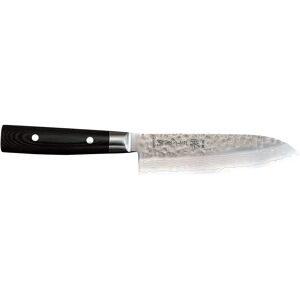 Yaxell Zen Santoku Couteau de Cuisine 12,5cm - 37 Couches Damasque - Manche Noir - Publicité Yaxell Zen Santoku Couteau de Cuisine 12,5cm - 37 Couches Damasque - Manche Noir - Publicité