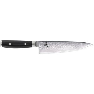 Yaxell Ran Couteau de Chef en Acier Inoxydable - 20cm, 69 Couches, Manche Micarta Noire - Publicité Yaxell Ran Couteau de Chef en Acier Inoxydable - 20cm, 69 Couches, Manche Micarta Noire - Publicité