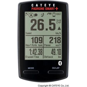 Cateye Padrone Smart+ Compteur vélo - Noir - Publicité Cateye Padrone Smart+ Compteur vélo - Noir - Publicité