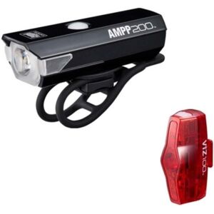 Cateye AMP 200 VIZ 100 wiederaufladbares Lichtset - Schwarz Cateye AMP 200 VIZ 100 wiederaufladbares Lichtset - Schwarz