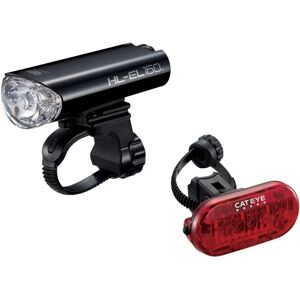 Cateye Black EL-160 OMNI 5 Bike Light Set Cateye Black EL-160 OMNI 5 Bike Light Set