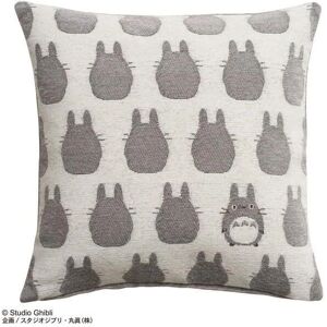 Coussin gris Totoro Studio Ghibli - 45x45cm - Licence officielle - Publicité Coussin gris Totoro Studio Ghibli - 45x45cm - Licence officielle - Publicité