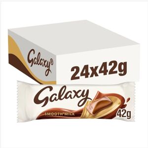Galaxy Standard Bars - 24 x 42g - Chocolate Bars Galaxy Standard Bars - 24 x 42g - Chocolate Bars
