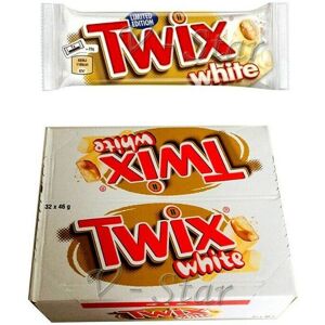 Twix - Twix White Chocolate - 32 Bars - White - Chocolate Bar - Publicité Twix - Twix White Chocolate - 32 Bars - White - Chocolate Bar - Publicité