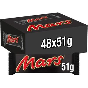Mars 48 x 51g Chocolate Bars - Chocolate, Caramel & Nougat Bulk Box Mars 48 x 51g Chocolate Bars - Chocolate, Caramel & Nougat Bulk Box