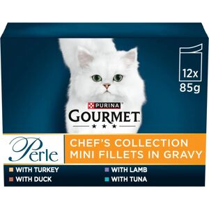 Gourmet Perle Cat Food - Assorted Pouches in Gravy - 12/24 Pack Gourmet Perle Cat Food - Assorted Pouches in Gravy - 12/24 Pack