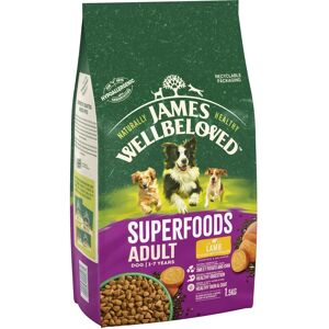 James Wellbeloved Lamb Superfoods Adult Dog Food - Hypoallergenic, 1.5kg James Wellbeloved Lamb Superfoods Adult Dog Food - Hypoallergenic, 1.5kg