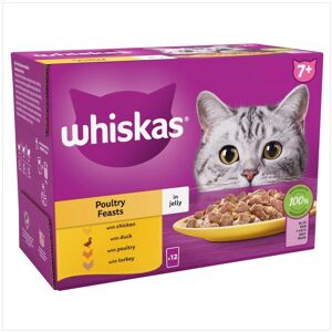 Whiskas Senior Poultry Jelly Pouches - Cat Food Whiskas Senior Poultry Jelly Pouches - Cat Food