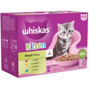 Whiskas Kitten Fish Favourites - 85g Pouches - Cat Food Whiskas Kitten Fish Favourites - 85g Pouches - Cat Food