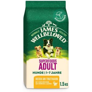 James Wellbeloved Superfood Adult Dog Dry Food Turkey - Dog Food James Wellbeloved Superfood Adult Dog Dry Food Turkey - Dog Food