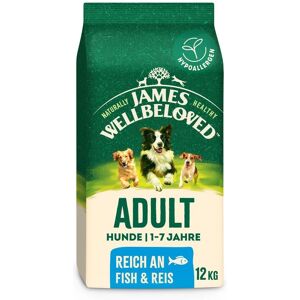 Nourriture pour chiens James Wellbeloved Adulte Poisson & Riz - 12kg - Publicité Nourriture pour chiens James Wellbeloved Adulte Poisson & Riz - 12kg - Publicité