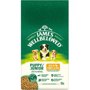 James Wellbeloved Junior Hypoallergénique dinde, riz - Nourriture pour chiens James Wellbeloved Junior Hypoallergénique dinde, riz - Nourriture pour chiens