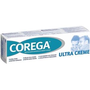 Corega Ultra Hammasproteesin kiinnitysvoide - Proteesiliima, Miedon maku Corega Ultra Hammasproteesin kiinnitysvoide - Proteesiliima, Miedon maku