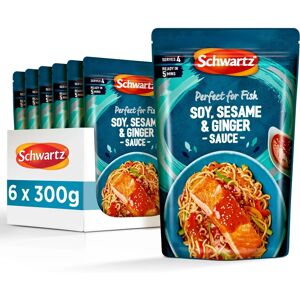 Schwartz - Dark Soy Sesame & Ginger Sauce - Low Fat - Sauce Schwartz - Dark Soy Sesame & Ginger Sauce - Low Fat - Sauce