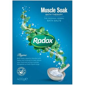 Radox Muscle Soak Bath Salt for Relaxed Muscles Thyme (400g) Radox Muscle Soak Bath Salt for Relaxed Muscles Thyme (400g)