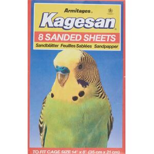 Kagesan Bird Cage Sandsheets - Orange - 35 x 21cm - 8 Pack Kagesan Bird Cage Sandsheets - Orange - 35 x 21cm - 8 Pack