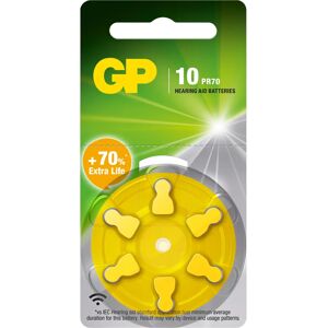 Bateria do aparatu słuchowego GP PR70 Zinc-Air - Zestaw 6 Bateria do aparatu słuchowego GP PR70 Zinc-Air - Zestaw 6