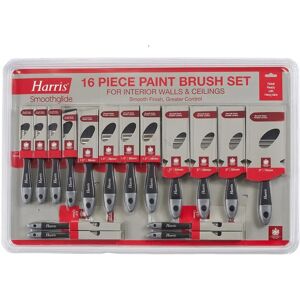 Harris Model - Smoothglide 16-Piece Paint Set - Paint Brush Set Harris Model - Smoothglide 16-Piece Paint Set - Paint Brush Set