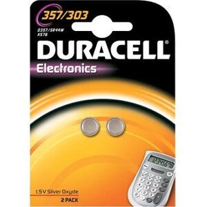 Duracell D357B2 Silver Oxide Battery - Pack of 2 - Watch, Calculator Duracell D357B2 Silver Oxide Battery - Pack of 2 - Watch, Calculator