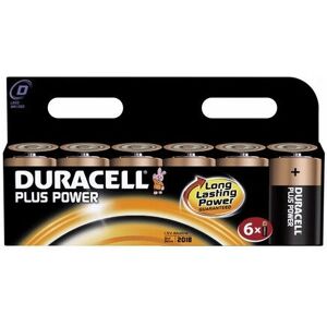 Duracell D 1.5V Battery - 6 Pack - Alkaline Duracell D 1.5V Battery - 6 Pack - Alkaline