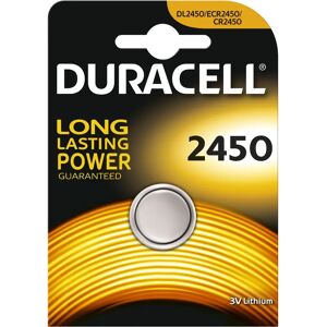 Duracell Lithium CR2450 Battery - Reliable 3V Coin Cell Duracell Lithium CR2450 Battery - Reliable 3V Coin Cell