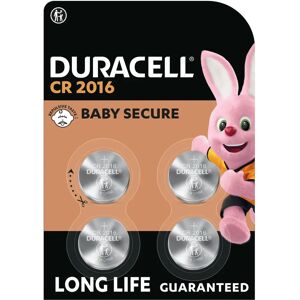 Duracell CR2016 Lithium Knopbatterij - 4 stuks Duracell CR2016 Lithium Knopbatterij - 4 stuks