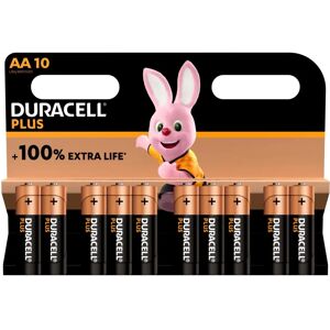 Duracell AA Batteries - Pack of 10 - Up to 100% Extra Life Duracell AA Batteries - Pack of 10 - Up to 100% Extra Life