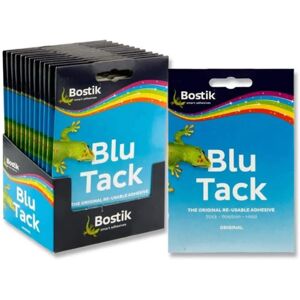 Bostik Blu Tack Original Reusable Adhesive - Adhesive Putty Bostik Blu Tack Original Reusable Adhesive - Adhesive Putty