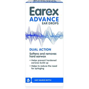 Earex Advance Ear Drops - Ear Wax Removal - 12ml Earex Advance Ear Drops - Ear Wax Removal - 12ml