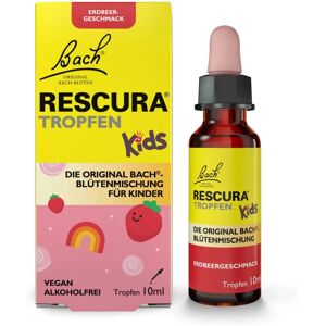 Bach RESCURA Kids Erdbeer Tropfen - Alkoholfrei Emotionale Unterstützung Bach RESCURA Kids Erdbeer Tropfen - Alkoholfrei Emotionale Unterstützung