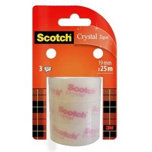 3M Scotch Model 6-1925R3N - Transparent Tape - 25m 3M Scotch Model 6-1925R3N - Transparent Tape - 25m