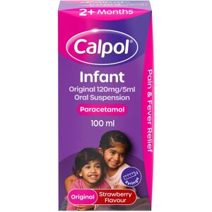 Calpol Infant Strawberry Suspension - 100ml Calpol Infant Strawberry Suspension - 100ml